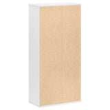 Bookcase White 50x25x105 cm Engineered Wood 852789