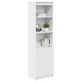 Highboard White 50x35x180 cm Engineered Wood 3328462