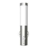 Outdoor Wall Lamps 2 pcs with Motion Detector Stainless Steel 160164