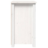 Bedside Cabinets 2 pcs White 40x35x61.5 cm Solid Wood Pine 813702