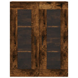 Highboard Smoked Oak 69,5x34x180 cm Engineered Wood 3198486