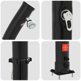 Solar Shower with Shower Head PVC, ABS, Zinc Alloy Black 42039810