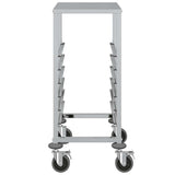 Tray Trolley with 6 GN Containers 39x55x87 cm Stainless Steel 4108073