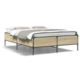 Bed Frame without Mattress Sonoma Oak 120x200 cm 3279803