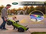 Land Rover Licensed 12V Kids Ride on Car with Remote, Suspension, Slow Start, 3 Speeds, Lights, T3398P555121