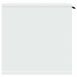 857724 Cat Litter Box Enclosure White 60x40x40 cm Engineered Wood