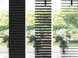 Venetian Blind Black 150 x 140 cm 25 mm PVC 42003742