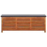Garden Storage Box 150x50x55 cm Solid Eucalyptus Wood 47286