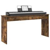 Keyboard Stand Smoked Oak 130 x 32 x 64 cm Engineered Wood 899483