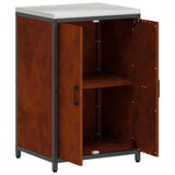 Kitchen Storage HATTEM Rusty 60 x 50 x 92 cm Steel 874995