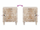 Bathroom Cabinet White 38 x 33.5 x 58 cm Solid Mango Wood 4018389