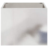 Garden Planter Stainless Steel 50 x 32 x 40 cm Stainless Steel 876354