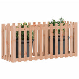 Garden Raised Bed with Fence Design 150x50x70 cm Solid Wood Douglas 832500
