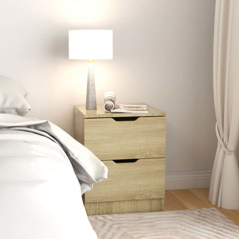 ZNTS Bedside Cabinet Sonoma Oak 40x40x50 cm Engineered Wood 326729