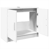 Sink Cabinet White 63x29x55 cm Engineered Wood 848094