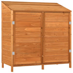 Garden Shed Brown 102x52x112 cm Solid Wood Fir 152185