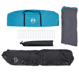 Family Tent with Porch 9-Person Blue Quick Release 4004214