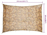 Camouflage Net with Storage Bag 614x581 cm Sand 4008266