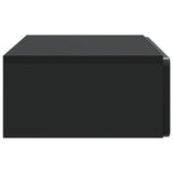 Wall-Mounted Side Table Wall-mounted Black 87.5 x 34.5 x 17 cm 898326