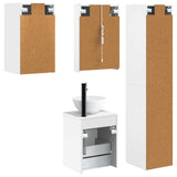 Bathroom Cabinet Set 5 pcs White 43 x 11.5 x 60.5 cm 3407351