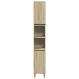 3 Piece Bathroom Furniture Set Sonoma Oak Engineered Wood 3307670