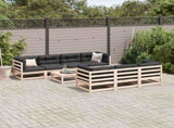 Garden Sofa Set Natural wood Solid pine wood Large Modular 3299319