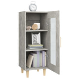 Sideboard Concrete Grey 34.5x34x90 cm Engineered Wood 812397