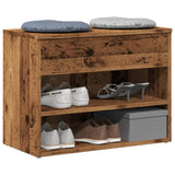 Shoe Bench Old Wood 60x30x45 cm Engineered Wood 856754