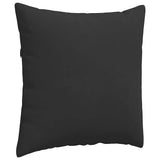 Sofa Pillows 2 pcs Black 80 x 80 cm Fabric 42014072