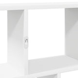 Wall Cube Shelf 12 Compartments White Engineered Wood 860013
