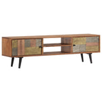 ZNTS TV Cabinet 140x30x40 cm Solid Acacia Wood 247682