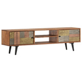 ZNTS TV Cabinet 140x30x40 cm Solid Acacia Wood 247682