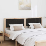 Upholstered Headboard Brown 180 cm Solid Pine Wood 879051
