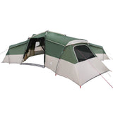 Family Tent with Roof Green 833 x 585 x 216 cm Taffeta 42001151