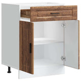Kitchen Base Cabinet "Porto" Old Wood Engineered Wood 853975