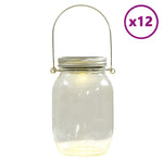 Solar Glass Light for Outdoor 12 pcs Warm White 4008204