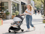 Foldable Baby Stroller with Adjustable Seat, 5-Point Harness, Canopy, Basket, 6.3kg Lightweight & T3398P422798