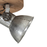 Ceiling Lamp 25 W Vintage Silver 50x50x25 cm E27 371829