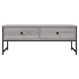 Coffee Table Grey Sonoma 101x49x39.5 cm Engineered Wood 837740