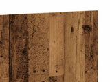 Bed Headboard Old Wood 200x1,5x80 cm Engineered Wood 856828