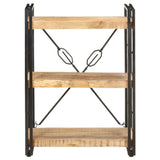 3-Tier Bookcase 60x30x80 cm Solid Mango Wood 320618