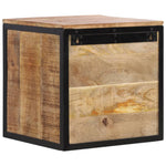 ZNTS Bedside Cabinet 40x35x40 cm Solid Wood Mango 358913