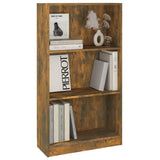 Book Cabinet Smoked Oak 60x24x109 cm Engineered Wood 815087