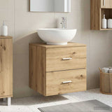 Wall-Mounted Sink Vanity Artisan Oak 49.5 x 44.5 x 66.5 cm 890309