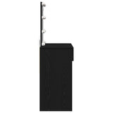 Dressing Table Black Oak 100 x 40 x 130 cm Engineered Wood 868842