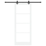 Sliding Door ORKDAL White and Black 93 x 232 cm 3332208