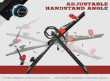 Gravity Inversion Table with Safety Belt Adjustable Hand Stand for Muscle Pain Relief, Red T3398P376836