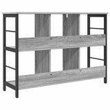 Bookshelf Grey Sonoma 102 x 32 x 72.5 cm Engineered Wood 884015