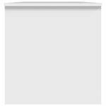 809647 Coffee Table White 102x50x52,5 cm Engineered Wood