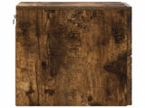 Wall-Mounted Bedside Cabinet 2 pcs Smoked Oak 34.5 x 33 x 40 cm 898816